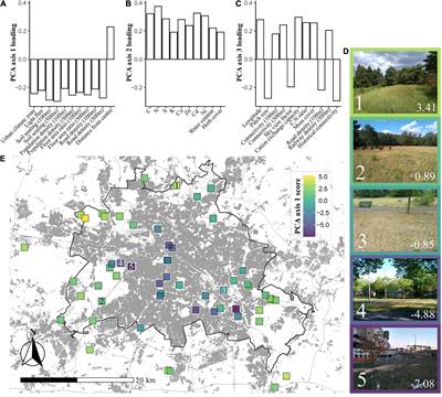 Soil microbial communities shift along an urban gradient in Berlin, Germany